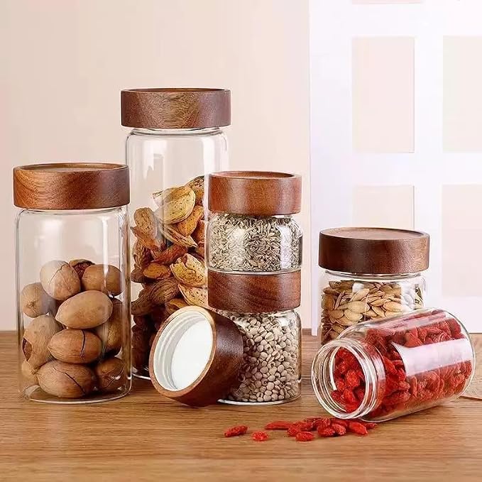 Sixhaven Wide Mouth Glass Storage Jars - Image 7