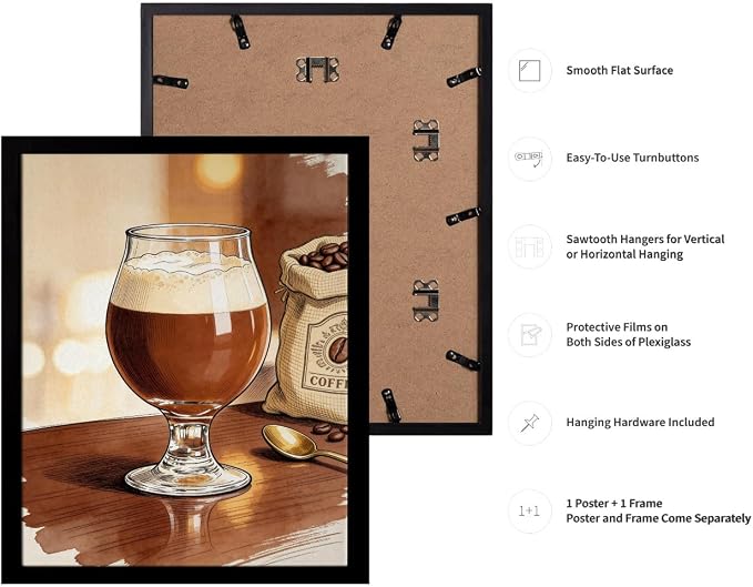 Lawrence Williams Designs Coffee Brew Glass Poster - Image 3