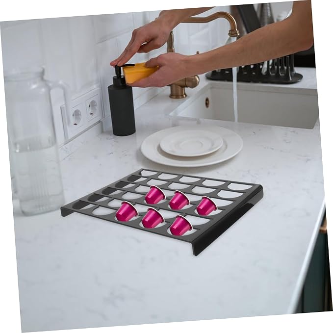 TEHAUX Coffee Capsules Holder Rack Acrylic Storage Organizer - Image 2