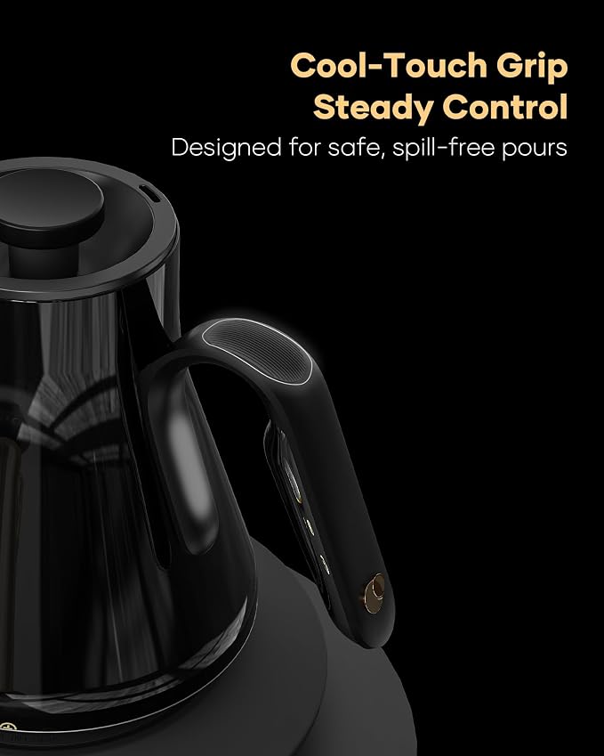 Cocinare Gooseneck Electric Kettle, ±1°F Precise Temperature Control, 1500W - Image 7
