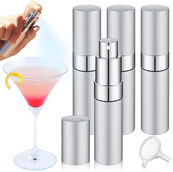 Willinglong 4 Pcs Cocktail Martini Atomizer by Willinglong