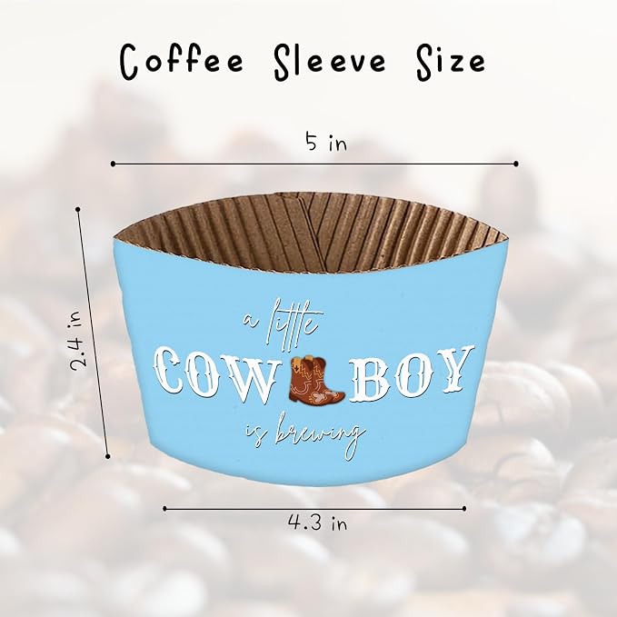 20 Counts A Baby Is Brewing, Coffee Cup Sleeves - Image 2