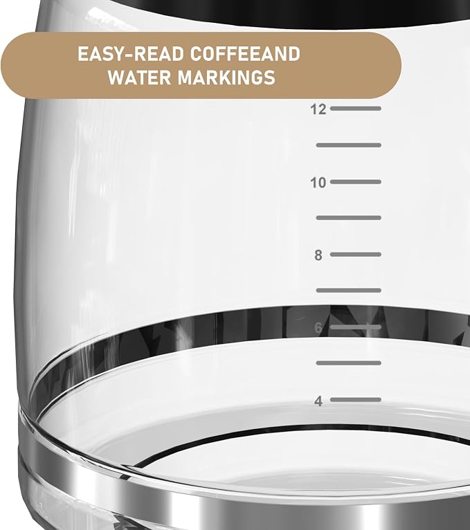 12 Cup Coffee Maker Carafe Replacement Compatible - Image 3