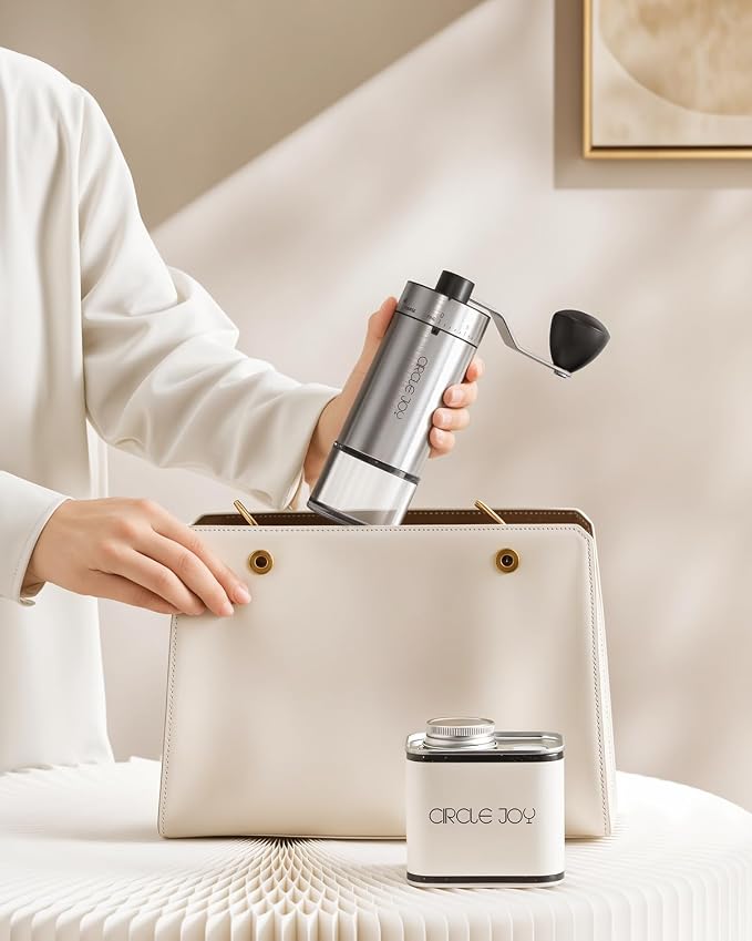 CIRCLE JOY Mini Manual Coffee Grinder - Image 7