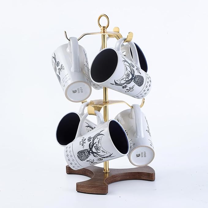 2-Tier Revolving Mug Tree Holder - Image 5