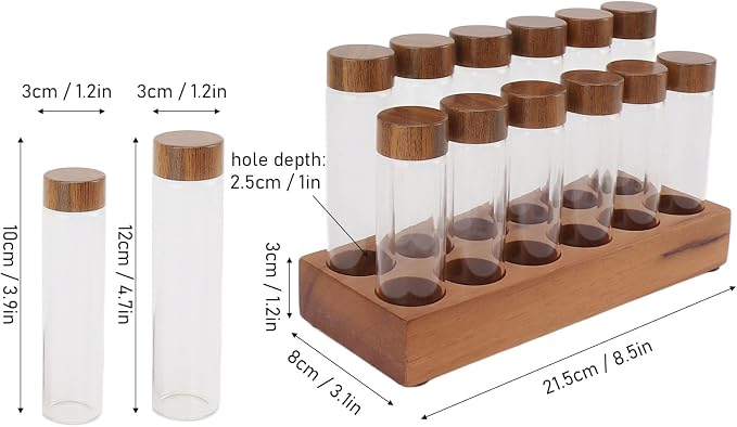 Coffee Bean Storage Tubes, Glass Coffee Bean Container Offee Jar Coffee Bean - Image 6