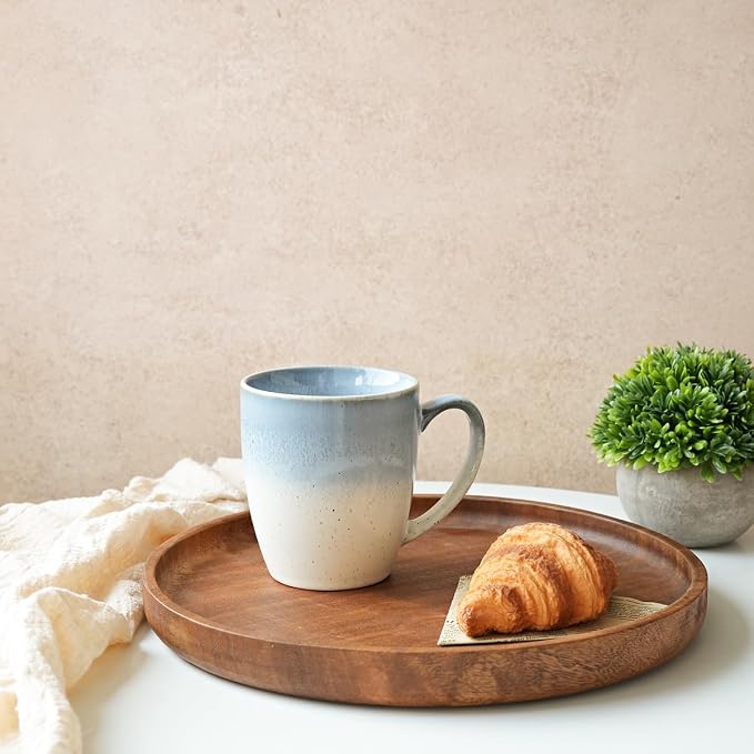Bosmarlin Ceramic Coffee Mug Set of 4, 17 Oz, 4 Colors to Choose, Tea Cups - Image 4