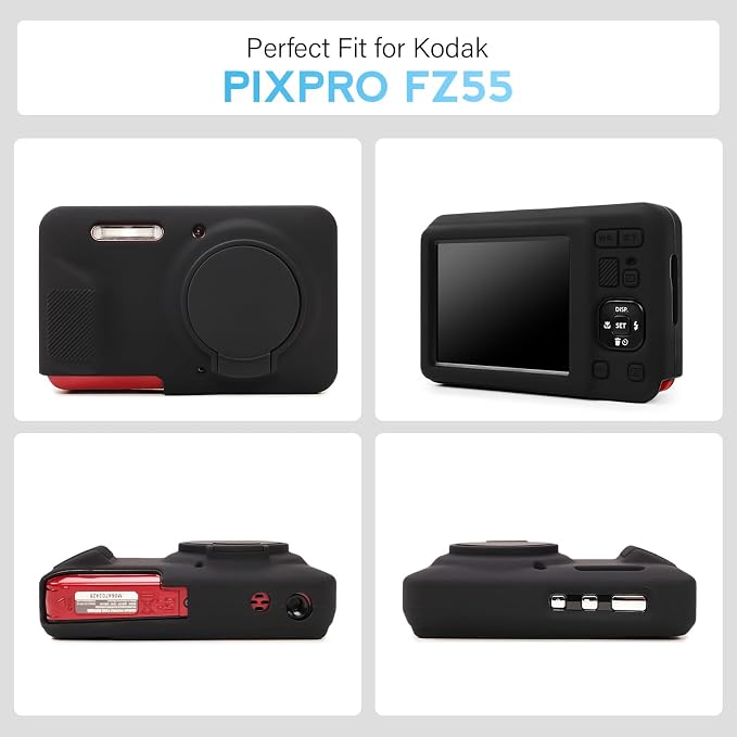 Case for KODAK PIXPRO FZ55, Soft Silicone Camera Case for Kodak FZ55 - Image 2
