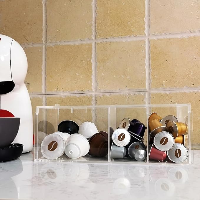 RR RAXMIN Coffee Capsule Holder Acrylic Box K Cup Holder Coffee Pod Storage - Image 9