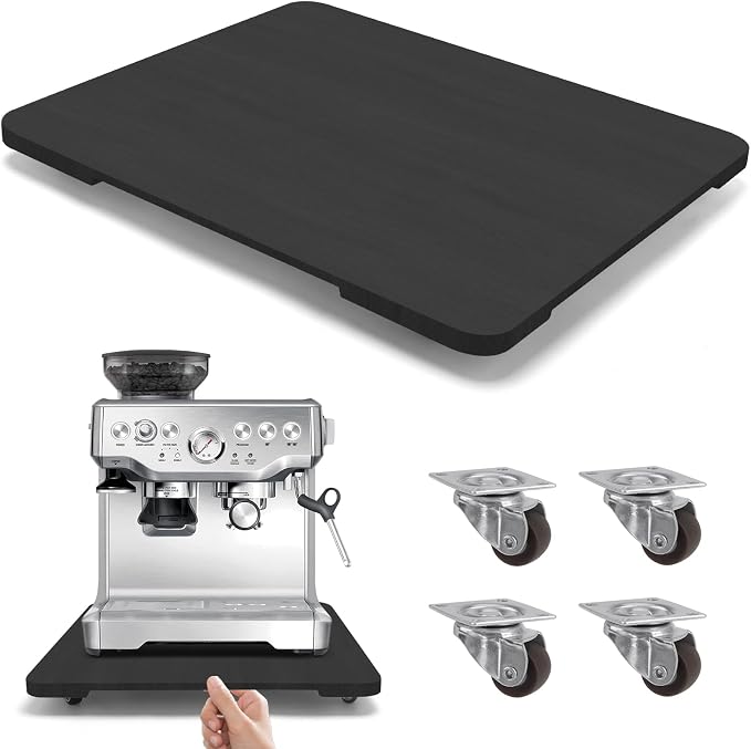 360° Rolling Tray for Coffee Maker, Sliding Tray Countertop Appliance Slider by Unknown