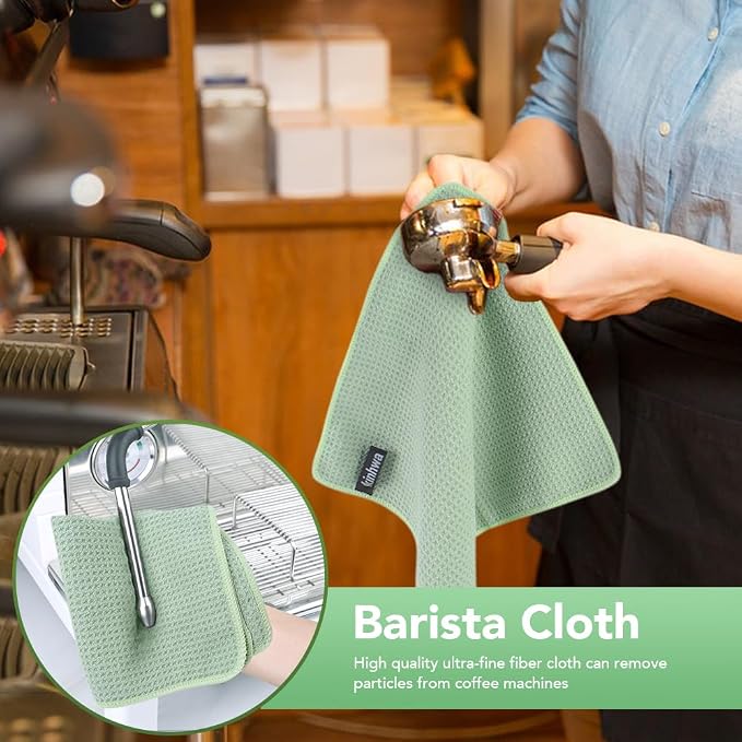 KinHwa Reusable Microfiber Cleaning Cloth, Lint Free Quick Dry Absorbent Dish - Image 5