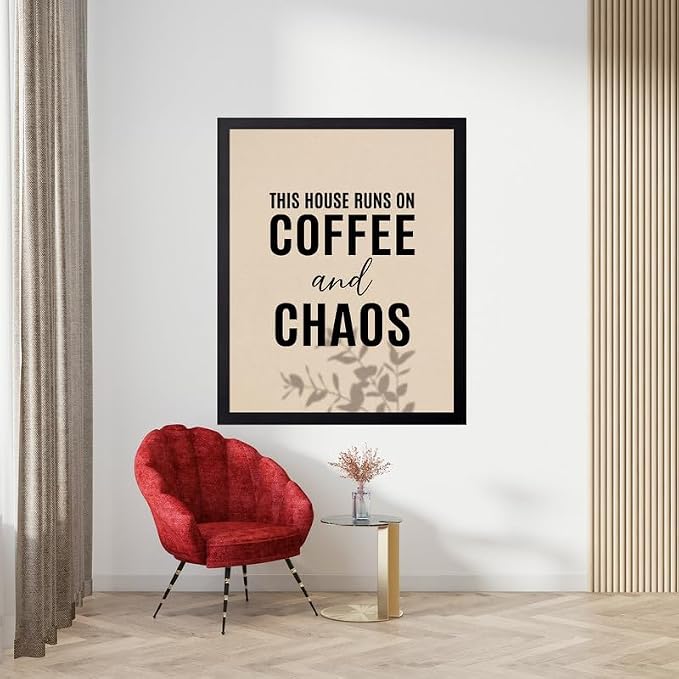 Lawrence Williams Designs This House Runs on Coffee and Chaos Poster - Image 5