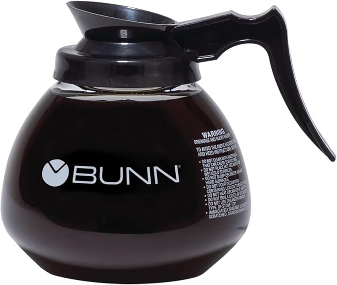 Coffee Pot Compatible with Bunn Decanter/Carafe, 1 Black Regular, 12 Cup - Image 2
