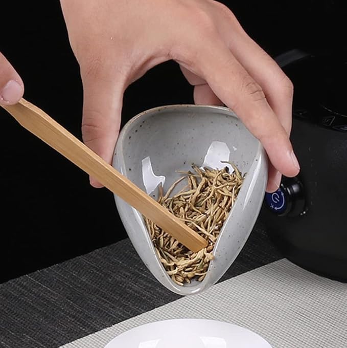 2pcs Ceramic Coffee Scoops Coffee Bean Weighing Bowls Coffee Powder Spoon - Image 4