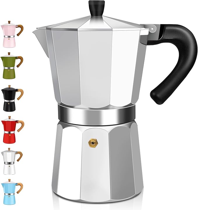 14 Cup Aluminum Espresso Stovetop Moka Pot Express Coffee Maker Percolator by Theperfectcombinationofcoffeehomeandhealthylivingmakingeverydayadayofrituals