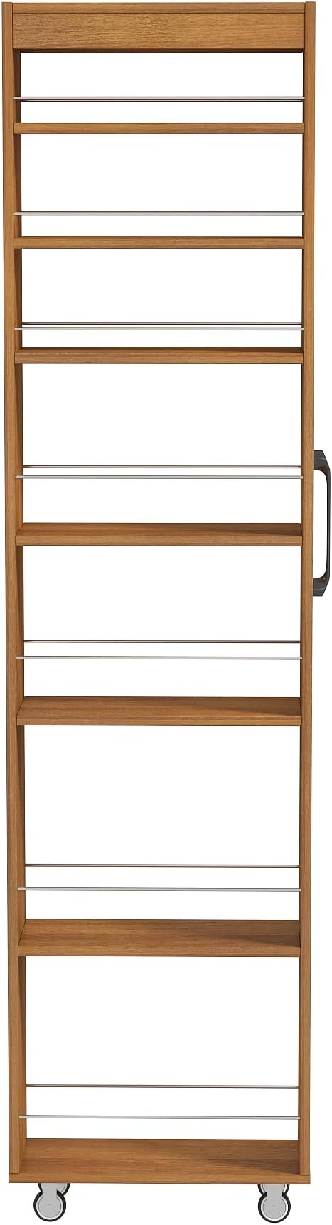 KEIKI 7 Tier Pull-Out Kitchen Pantry Storage Cabinet, Spice Rack Next to Fridge - Image 8