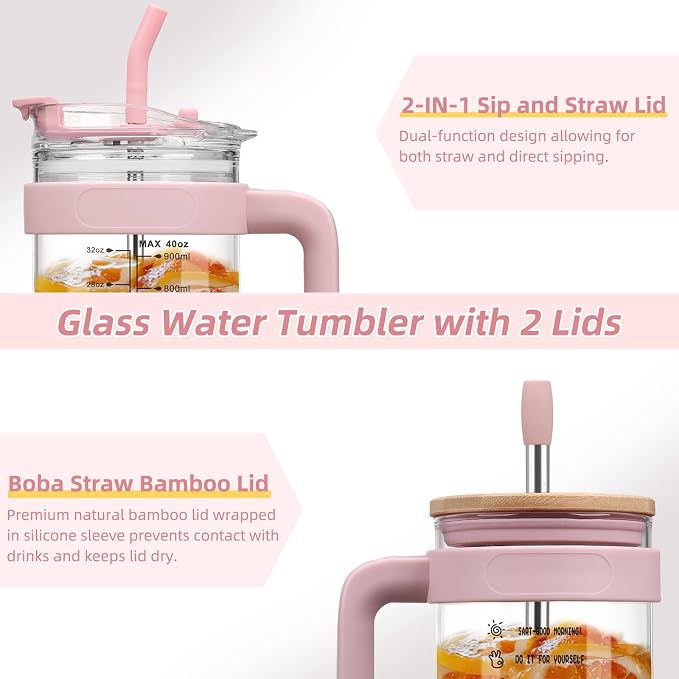 chunmo 40 oz Glass Tumbler - Image 2