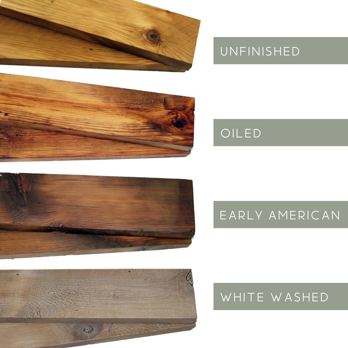 Modern Timber Craft Reclaimed Wood Fireplace Mantel Shelf | Solid Rustic American Barnwood with Steel Floating Shelf Brackets | 2.75" Thickness | 84" L x 8" D, Unfinished, Planed and Sanded