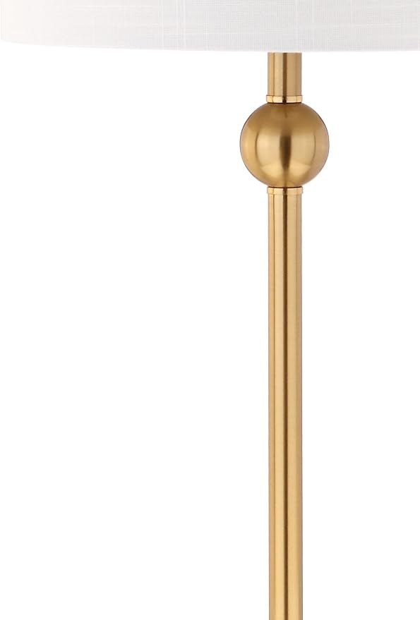 JONATHAN Y 34.75" Brass Metal LED Table Lamp Set of 2 - Image 6
