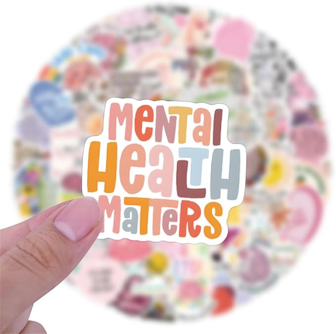 100 PCS Mental Health Matters Stickers Pack - Image 2