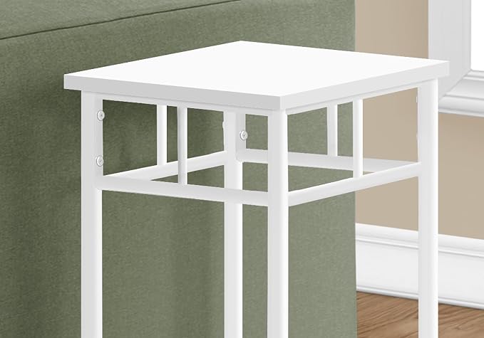 28 Inch Tall White End Table - Image 4