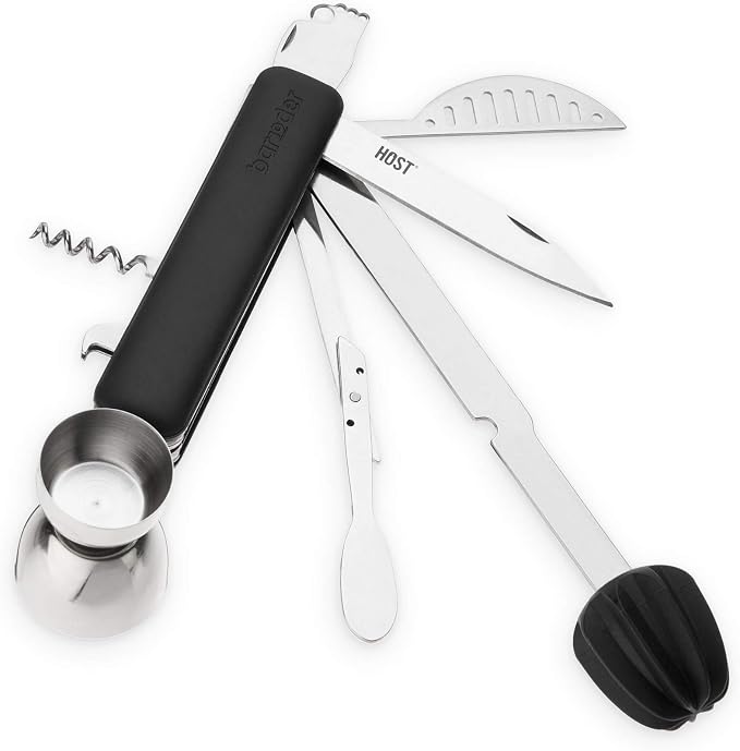HOST All in One Bartender Multitool Set, 10 in 1 Bar Tool - Image 7