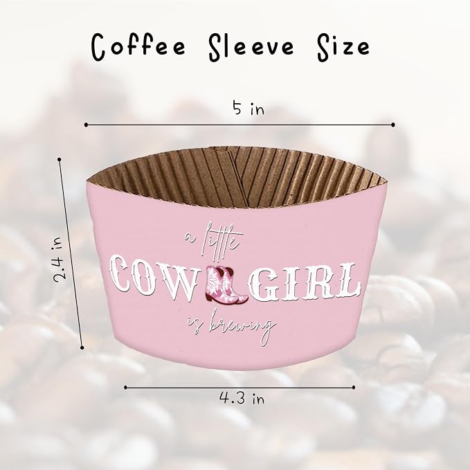 20 Counts A Baby Is Brewing, Coffee Cup Sleeves - Image 2