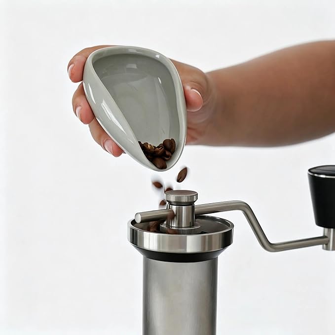 watchget Ceramic Coffee Dosing Cup & Tea Storage Tray, Single Dose Measuring - Image 3