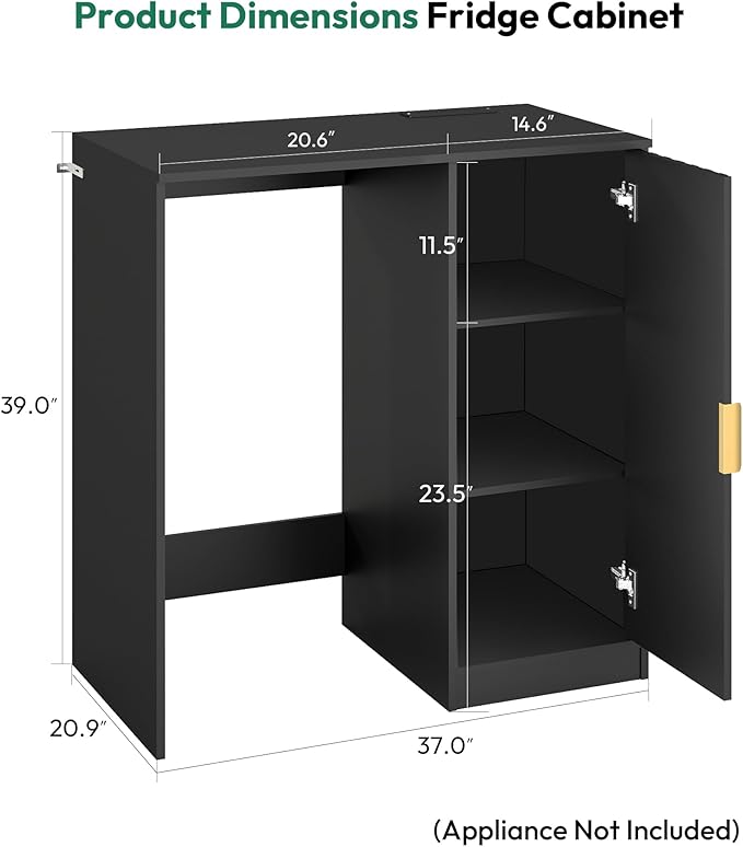 Lamtor Mini Fridge Cabinet - Image 2