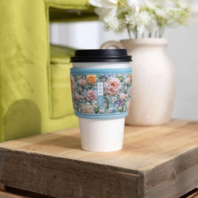 Sok It HotSok Coffee & Tea Reusable Insulated Neoprene Cup Sleeve - Image 2