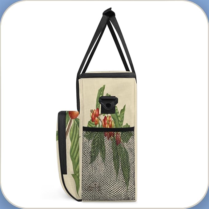 Coffee Tree Coffee Maker Carring Bag Coffee Leaf Bean Travel Carrying Storage - Image 4