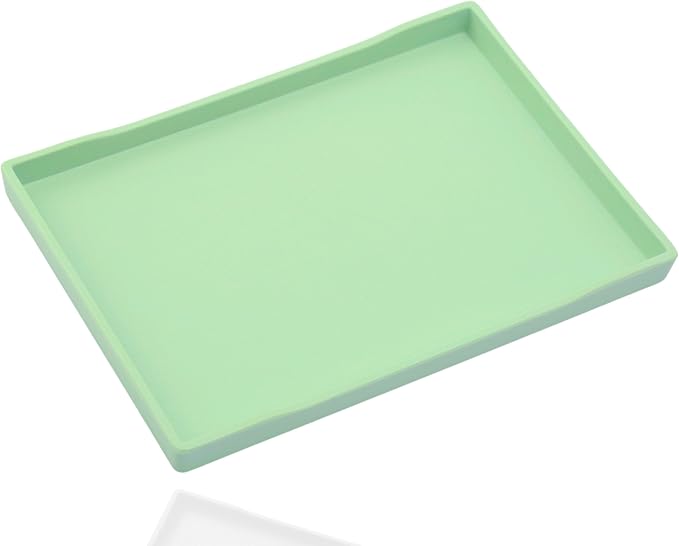 Green Serving Tray for Gathering Small Items | Serving Accessory, Perfume and by VCREATC-VCREATEFORCUSTOMER