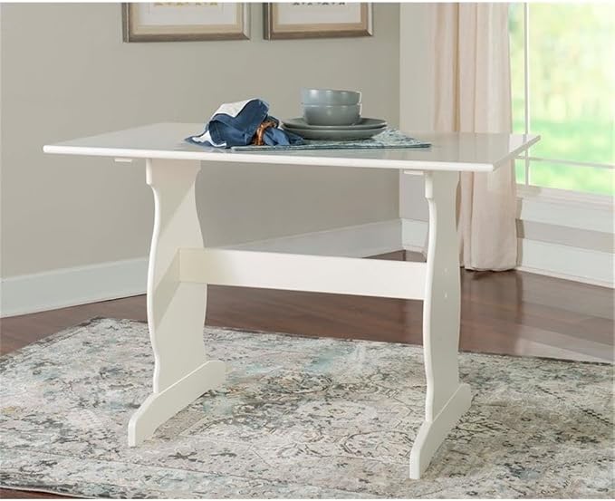 Riverbay Patio Conversation Indoor 3 Piece Kitchen Corner Nook Table Booth - Image 9