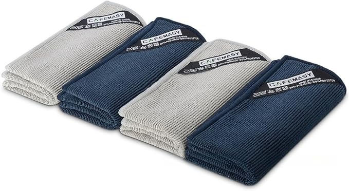 FABULETTA 4 Pack Microfiber Espresso Cleaning Cloth Set - Image 6
