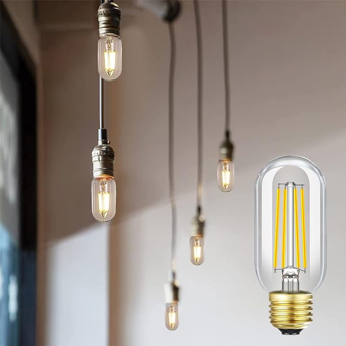 LEOOLS E26 Edison Bulb 8W Equivalent E26 LED Bulb 100 Watt Dimmable Daylight - Image 3