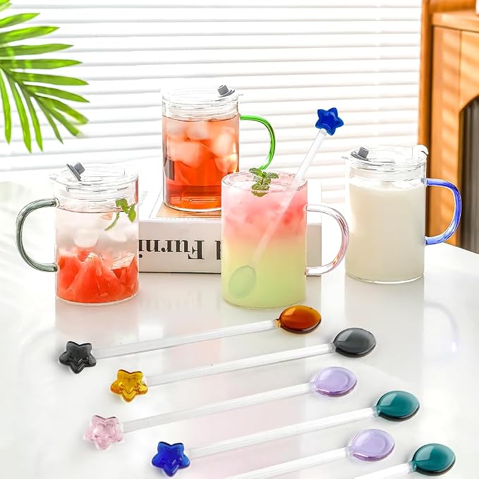 6-Piece Glass Stirring Spoon Set - Image 6