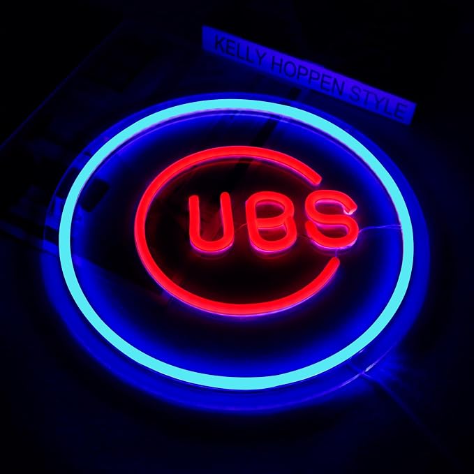 Balanar Cubs Neon Sign Baseball - Image 3
