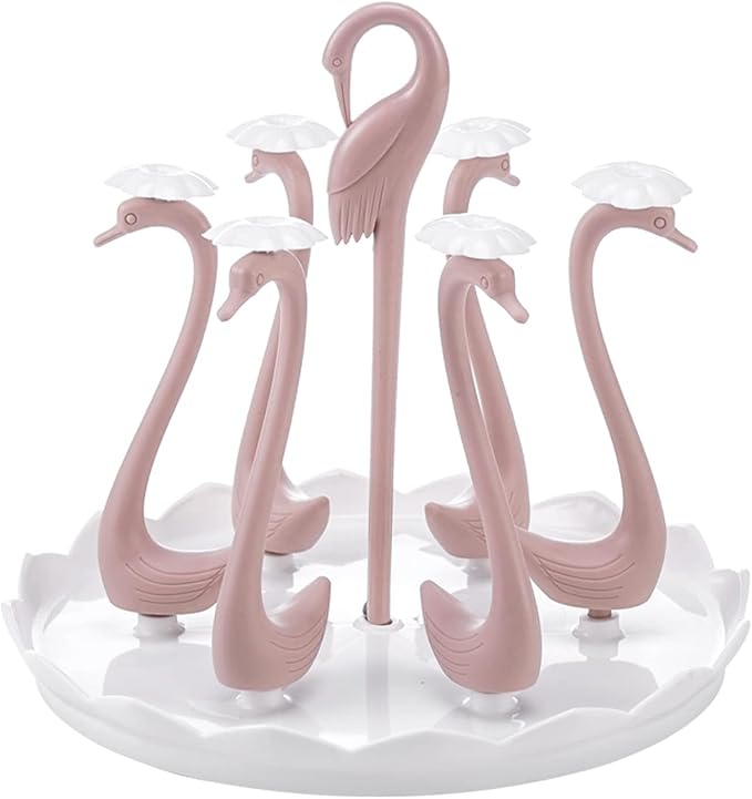 Rotatable Swan Cup Holder, Coffee Tree Mug Holder Drying Drain Holder Cup - Image 7