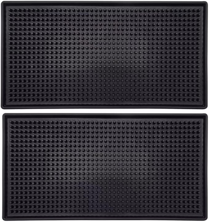 Bar Mat 12" x 6" Rubber Bar Service Spill Mat by IMIYOKU