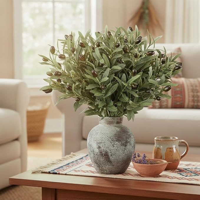 Leftover 12PCS 18Inch Faux Olive Branches - Image 4