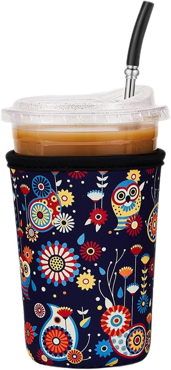 Iced Coffee Sleeve Reusable Medium 22-28oz by Cavllson