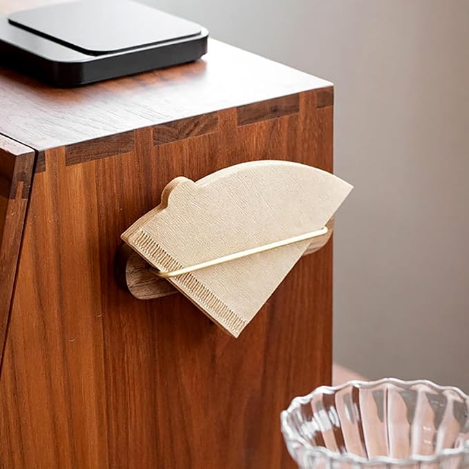 Coffee Filter Holder, Wall Mount Coffee Filter Storage - Image 7