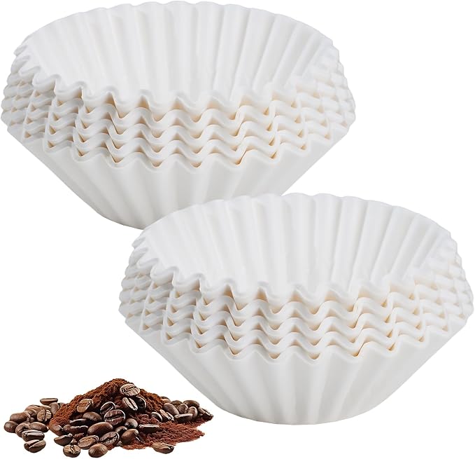 250 Count 8-12 Cup Basket Coffee Filters, Disposable Coffee Filters, Large by DTFMZOV