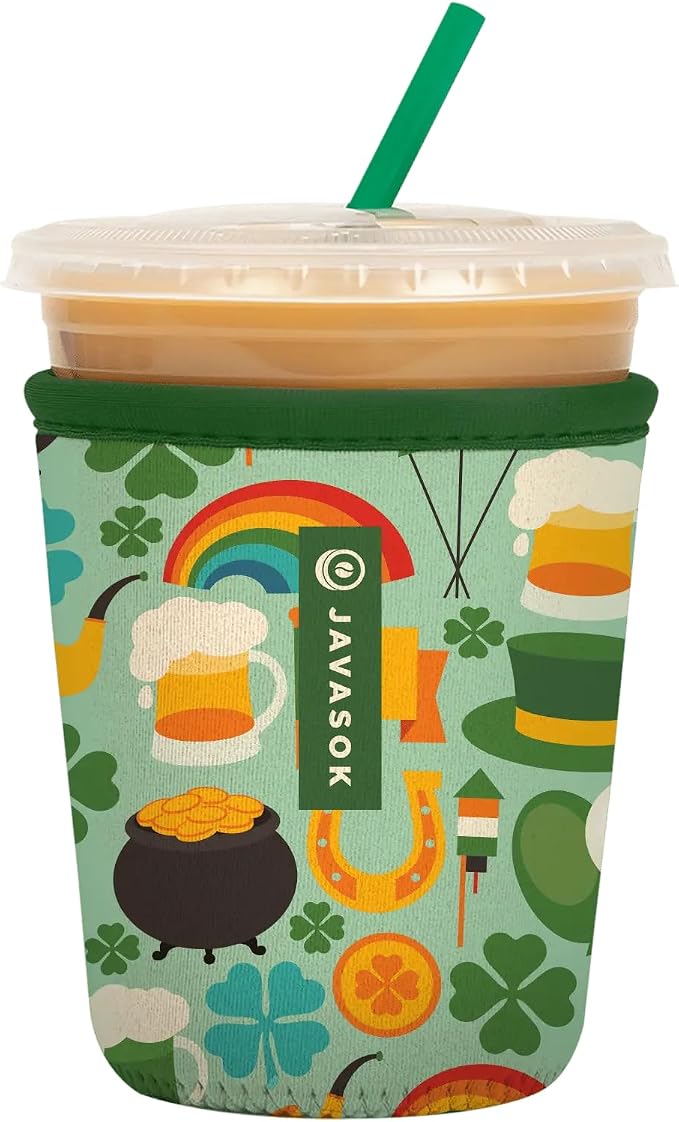 Sok It JavaSok Iced Coffee & Cold Soda Insulated Neoprene Cup Sleeve by SokIt