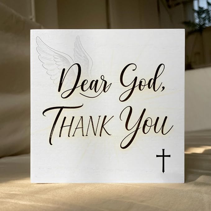 Christian Wooden Box Sign5x5 Inch - Image 5