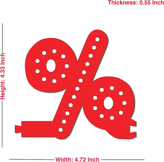 M&T Displays LED Marquee Letter Lights Modular Red Light Up Alphabet Initial% - Image 3