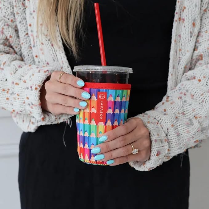 Sok It JavaSok Iced Coffee & Cold Soda Insulated Neoprene Cup Sleeve - Image 3