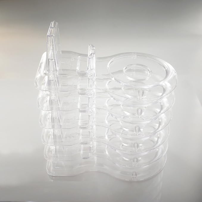 Artliving Clear Teacups and Saucer Display Easel Stand Holder - Image 6