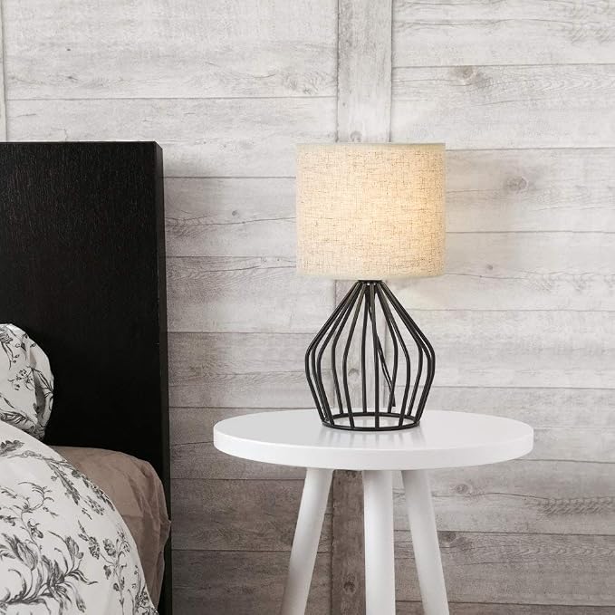 HAITRAL Black Modern Table Lamp - Image 6