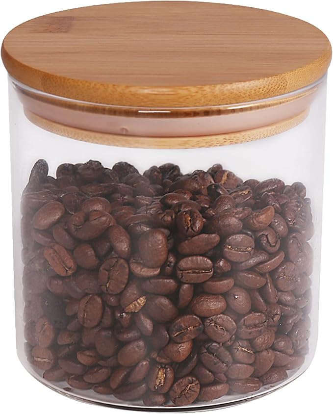18 Oz/550 ML Glass Jar with Lid, by 77L